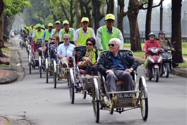 Fahrradrikscha, interesante Sightseeing-Erfahrungen in Hue