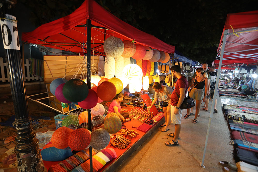 Luang Prabang Nachtmarkt