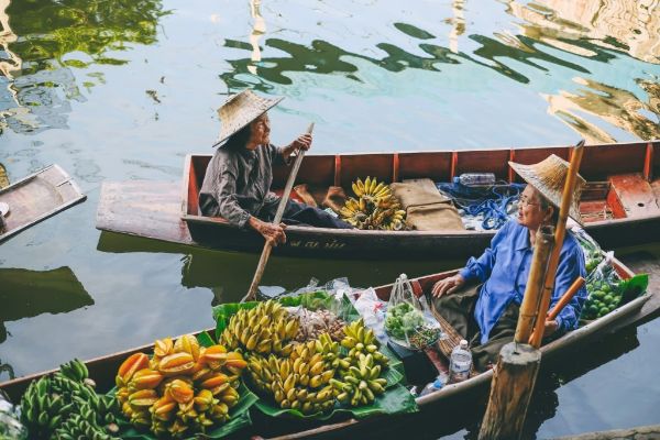 Schwimmender Markt Damnoen Saduak