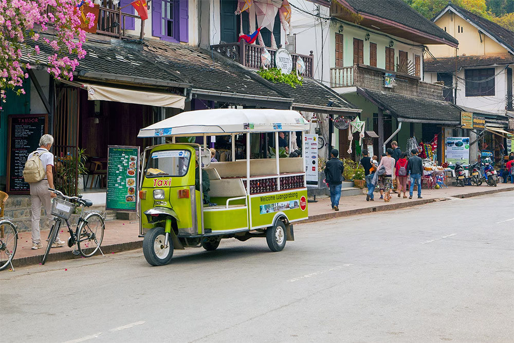 luang prabang reisetipps tuk tuk