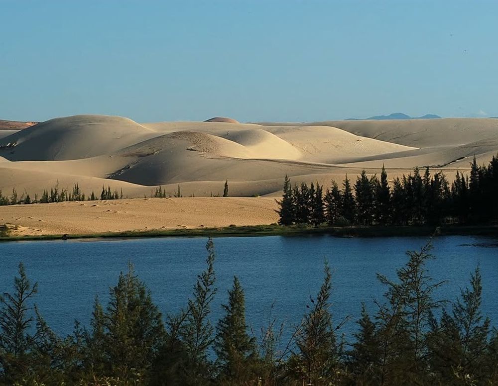 Weiße Sanddünen bei Mui Ne